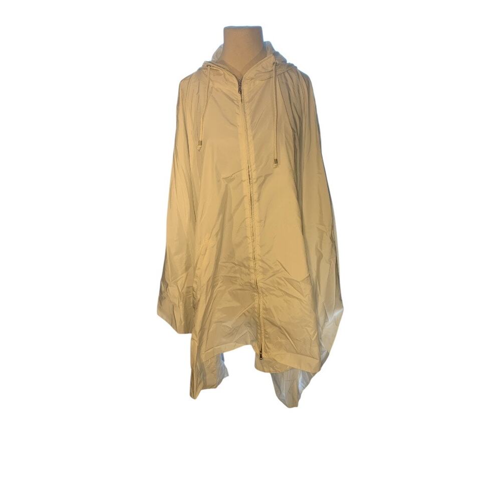 Strenesse Blue White Rain Poncho